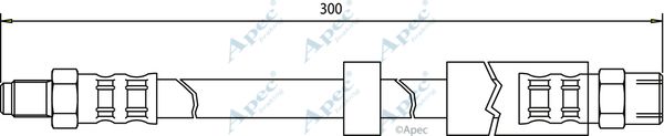 APEC BRAKING Bremžu šļūtene HOS3482